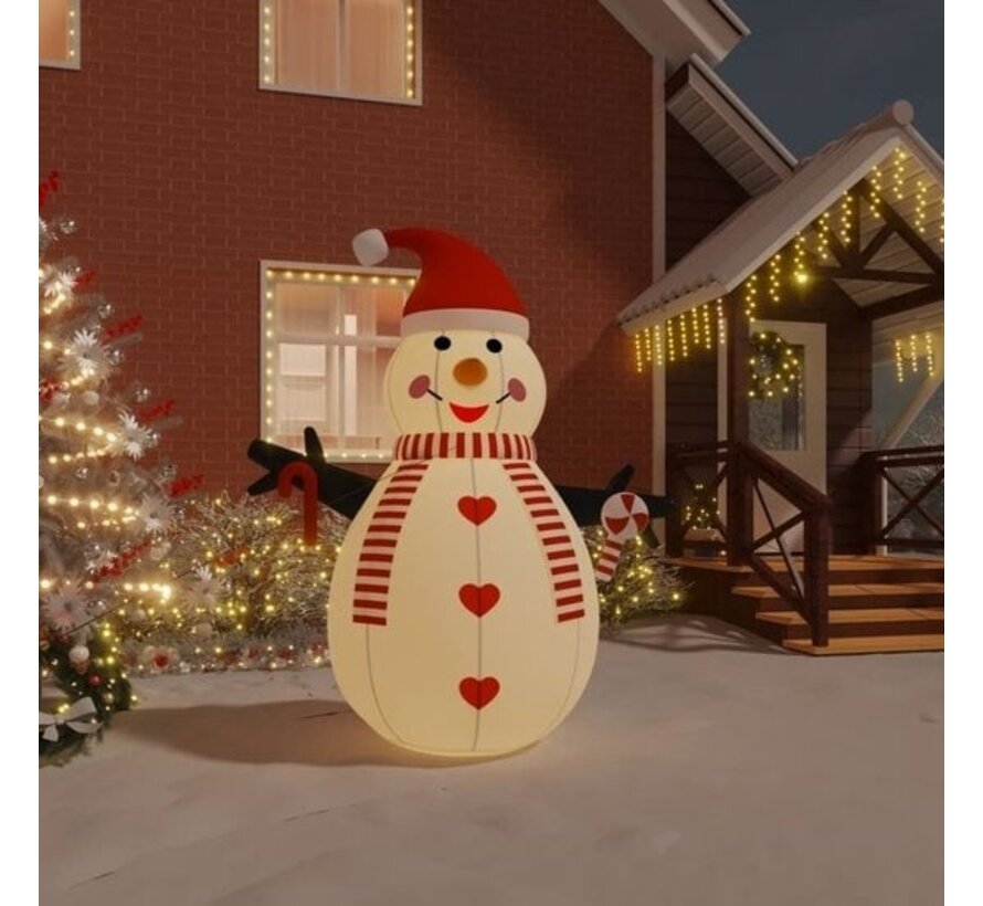 vidaXL - Bonhomme de neige - gonflable - avec - LEDs - 250 - cm