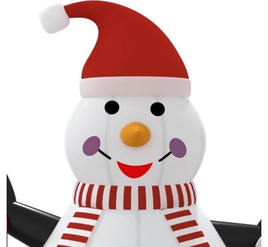 vidaXL - Bonhomme de neige - gonflable - avec - LEDs - 250 - cm