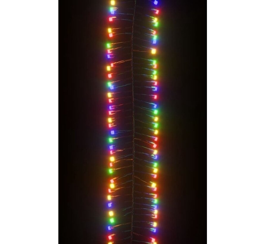 vidaXL - Guirlande lumineuse - grappe - avec - 1000 - LEDs - multicolore - 11 - m - PVC