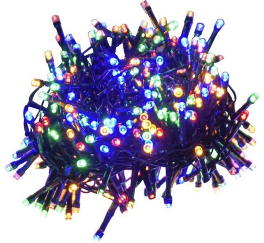 vidaXL - Guirlande lumineuse - grappe - avec - 1000 - LEDs - multicolore - 11 - m - PVC