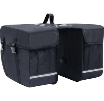 vidaXL vidaXL - Sacoche - pour - porte-bagages - double - étanche - 35 - L - noir