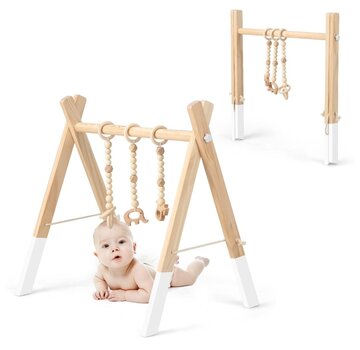 Coast Coast Wooden Fitness Rack - Pour bébé à partir de 3 mois - 59 x 45 x 60 cm