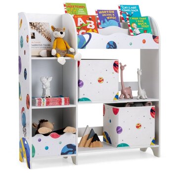 Coast Coast Rack de rangement pour enfants - 93 x 30 x 102 cm - Blanc