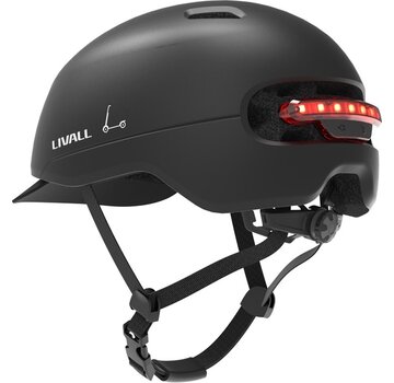 Livall Livall C21 Smart Bicycle Helmet Large 57-61 cm - Convient pour Speed Pedelec & Moped - Fonction SOS - Feu de freinage