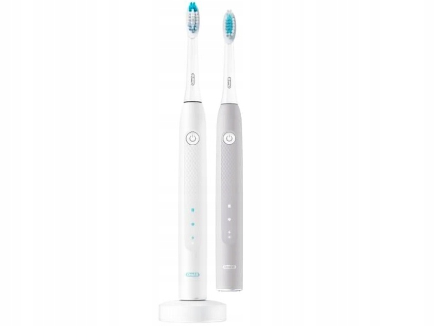 Pulsonic Slim Clean 2900 - Oral-B - Gris & Blanc - avec 2 brosses à dents