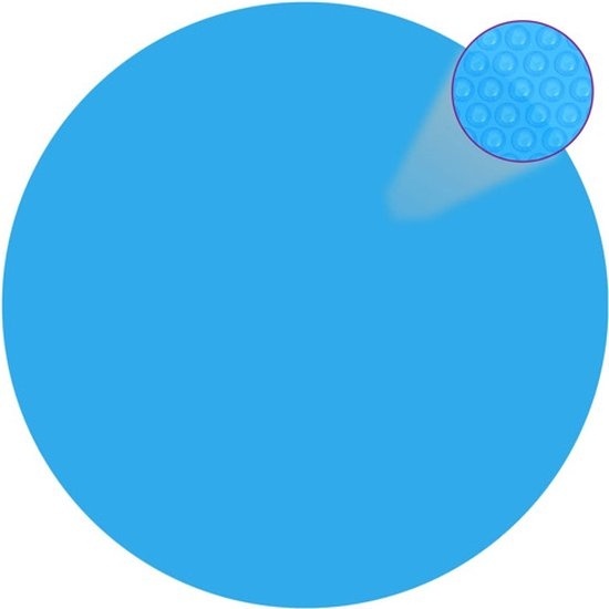 vidaXL - Couverture de piscine - 210 - cm - PE - bleu