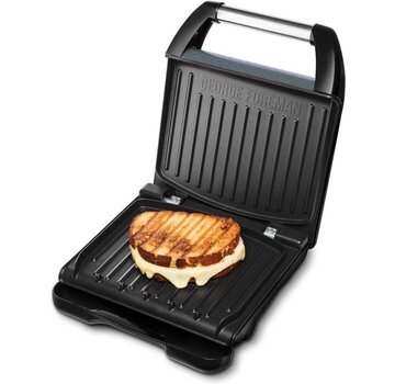 George Foreman George Foreman 25041-56 Steel Grill Family - Gril de contact - Gris