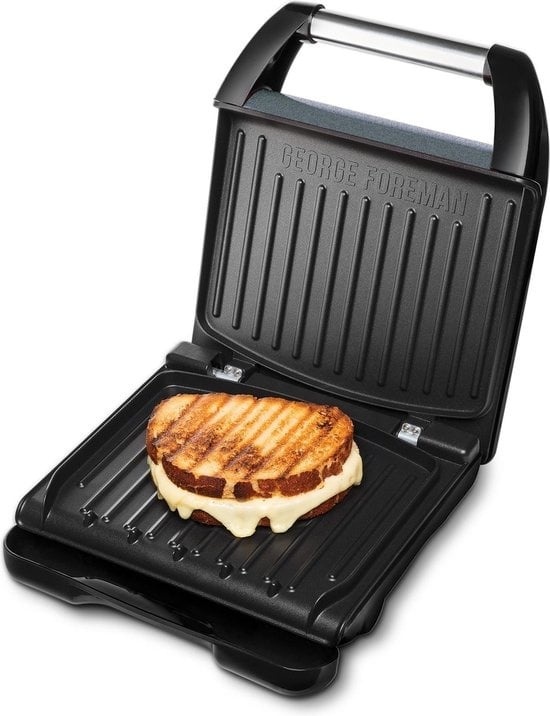 George Foreman 25041-56 Steel Grill Family - Gril de contact - Gris