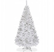 Coast Coast sapin de Noël artificiel - avec support - PVC - métal - 5 kg- 210 cm - blanc