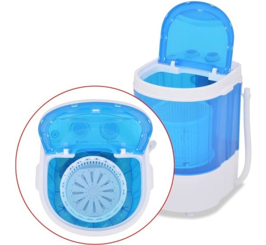 Mini machine à laver  vidaXL - lave linge à double tambour 5,6 kg