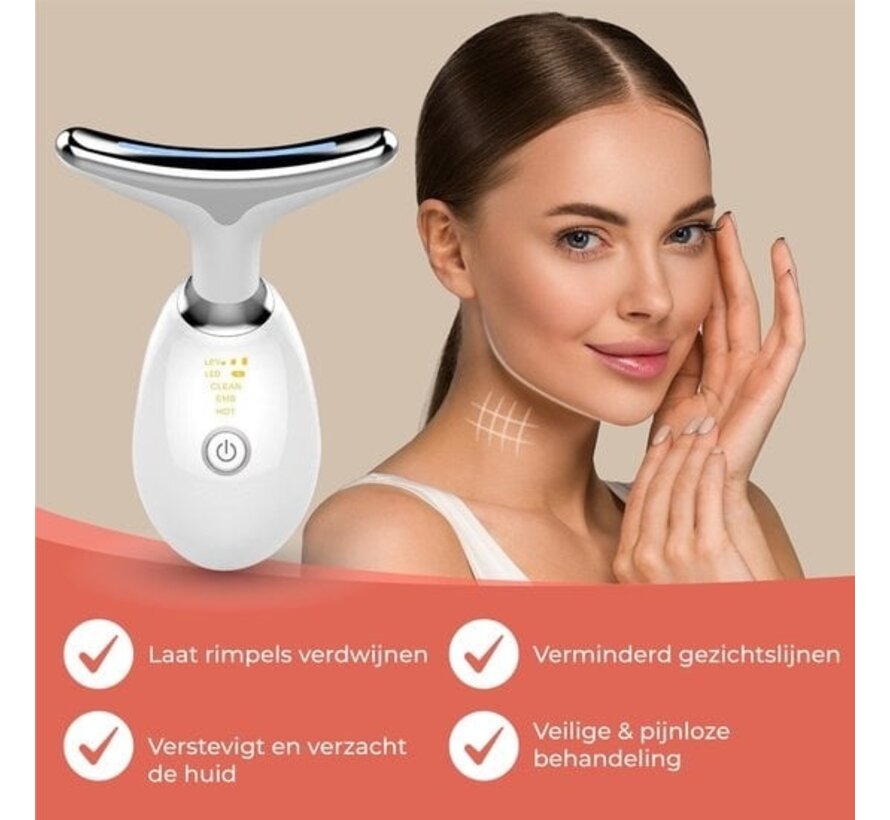 Nuvance - Skin Rejuvenator - Facelift Device - Skin Care - USB Rechargeable - Facial Cleanser - Reducing Acne, Lines, Wrinkles and Fatigue