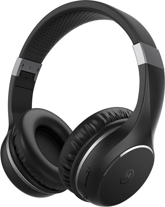 Casque Bluetooth Motorola Sound MOTO XT 220 - Sans fil - 24 heures de lecture - Microphone intégré - Suppression du bruit - Noir