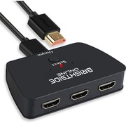 Commutateur HDMI Brightside - 3 entrées 1 sortie - 4K@60hz - câble HDMI inclus