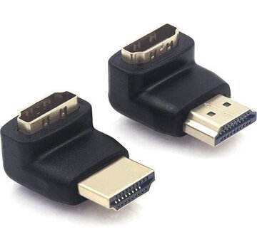 Garpex Jeu de 2 - Adaptateur HDMI coudé - 1x 270° coudé et 1x 90° coudé - Connecteur HDMI (HDMI femelle)