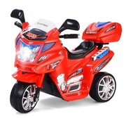 Coast Coast Kinder-Motorrad 6 V Moto électrique avec musique et phares pour enfants Rouge