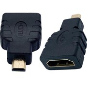 Garpex Adaptateur Micro HDMI mâle vers HDMI femelle - plaqué or