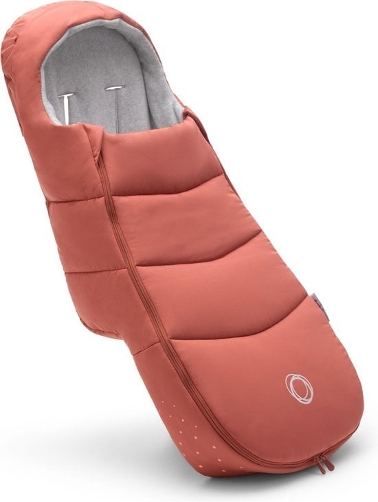Chancelière Bugaboo, imperméable en toute saison, chaude et respirante en rouge soleil couchant
