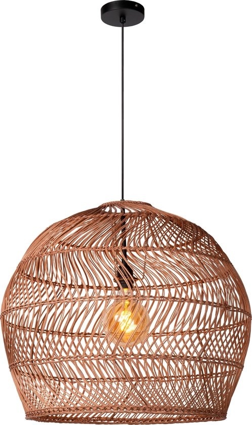 Lucide MOLOKO Lampe suspendue - Ø 65 cm - 1xE27 - Jaune ocre
