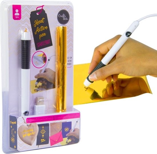 Crafts&Co Hot Foil Applicator - Heat Active Pen - Embossing pen - White