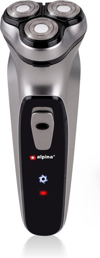 alpina Shaver with Trimmer - Rasoir - Tondeuse à barbe avec brosse de nettoyage et capuchon de protection