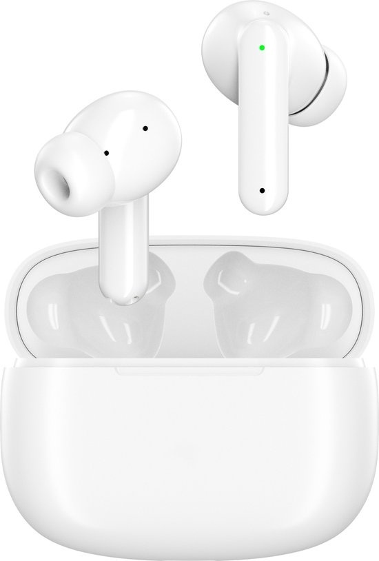 SoundFront Pro Wireless Earbuds - Ecouteurs Bluetooth - Earpods - Convient à Apple et Android - Blanc