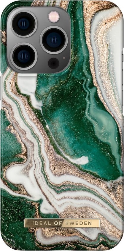 iDeal of Sweden case for iPhone 14 Pro - Coque arrière - Fashion Case - Golden Jade Marble