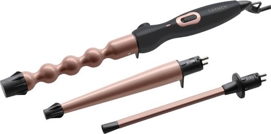 Carmen CT6525 - Fer à friser - Noir/Or rose