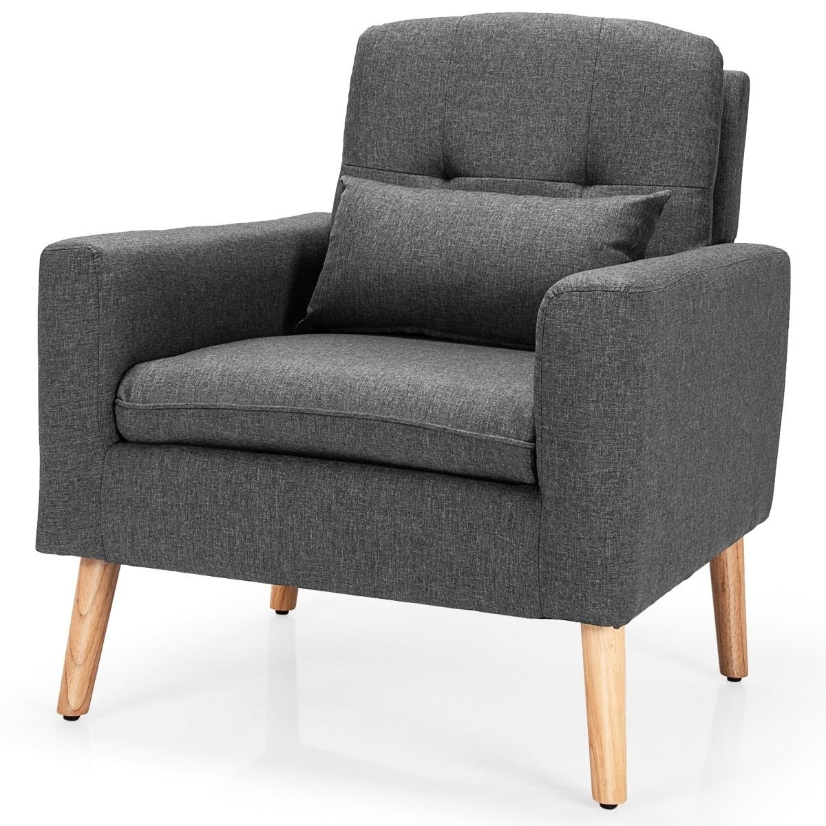 Coast Relax Chair - Ergonomique - Tissu -73 x 77 x 85 cm - Gris