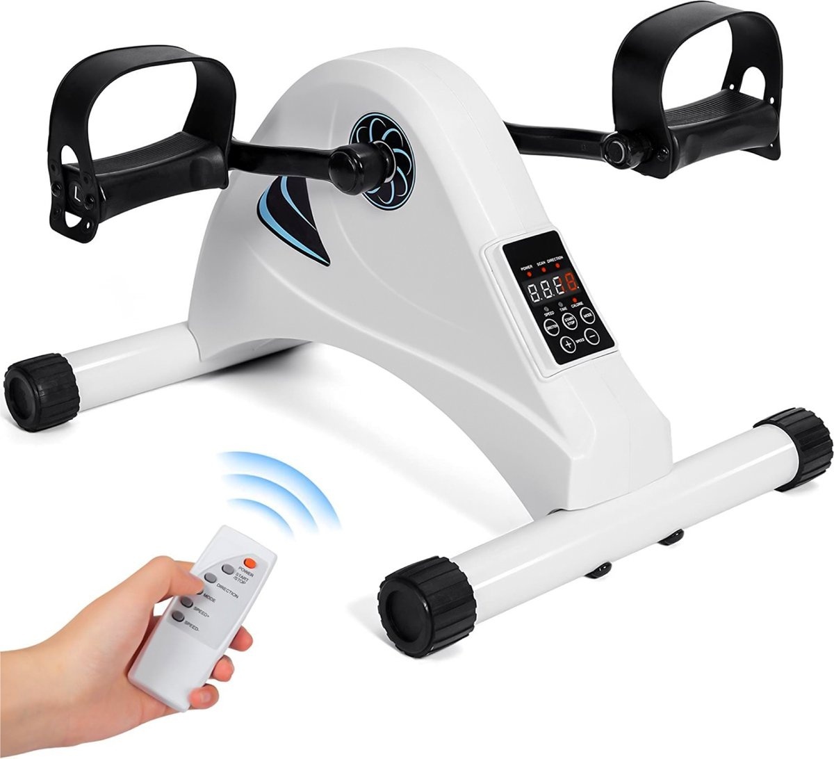 Safe Age® mini vélo d'appartement - cardio - 6 niveaux - bras et jambes - rééducation