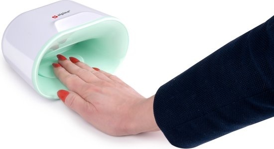 alpina Sèche-ongles - Alimentation par piles - Ventilateur - pour les ongles des doigts et des orteils - Compact