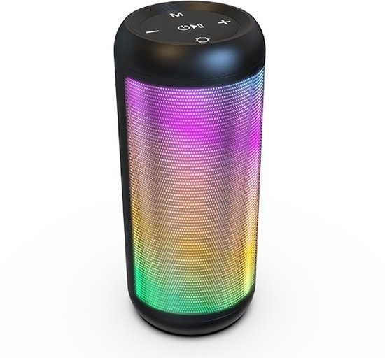 Denver Enceinte Bluetooth sans fil - 60W - Effets de lumière - Boîte à musique - AUX - BTL63 - Noir