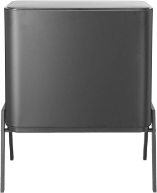Blokker Séparateur de déchets - 40L - 33.5x59x69.5cm - Noir