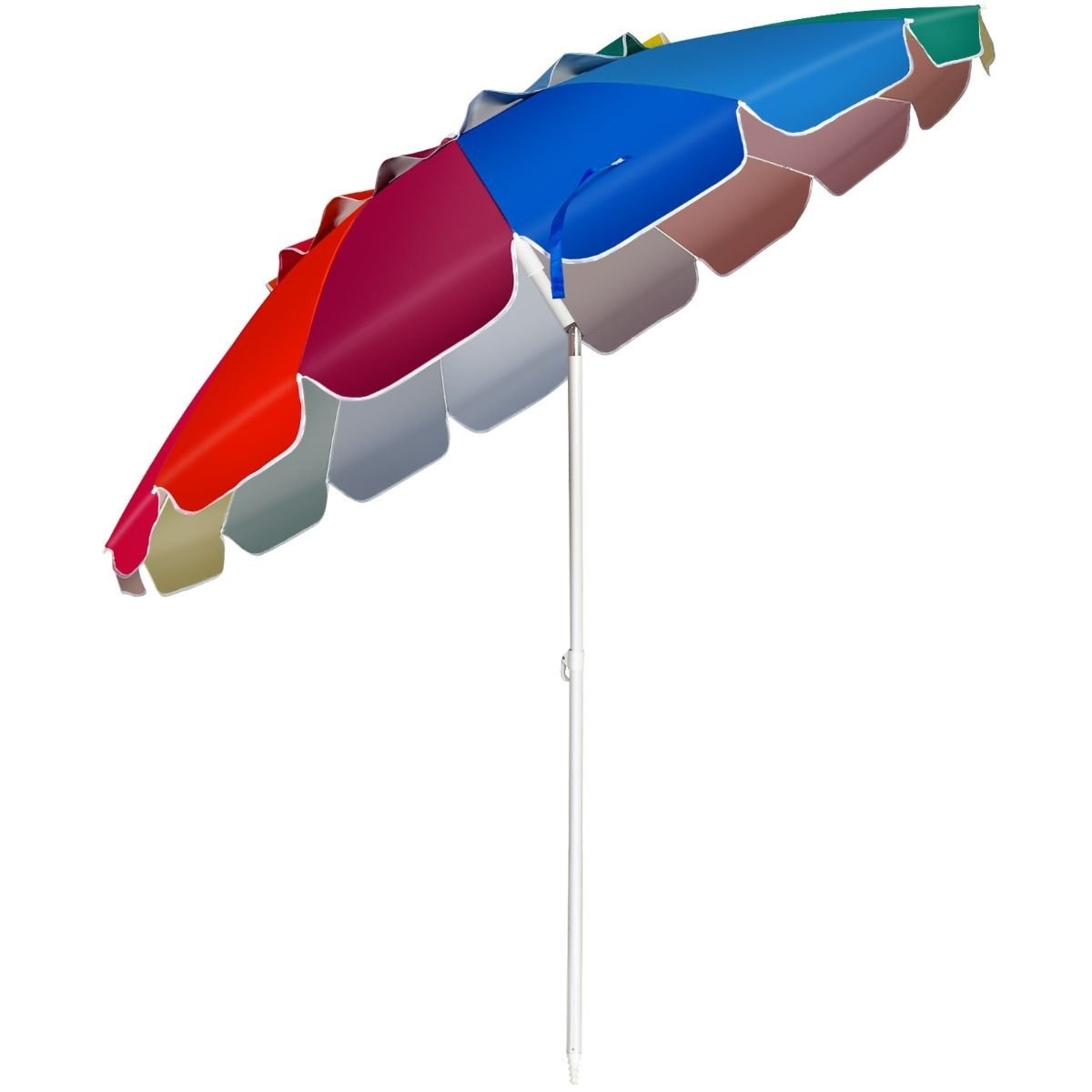 Côte Parapluie de plage Parapluie d'extérieur 245cm