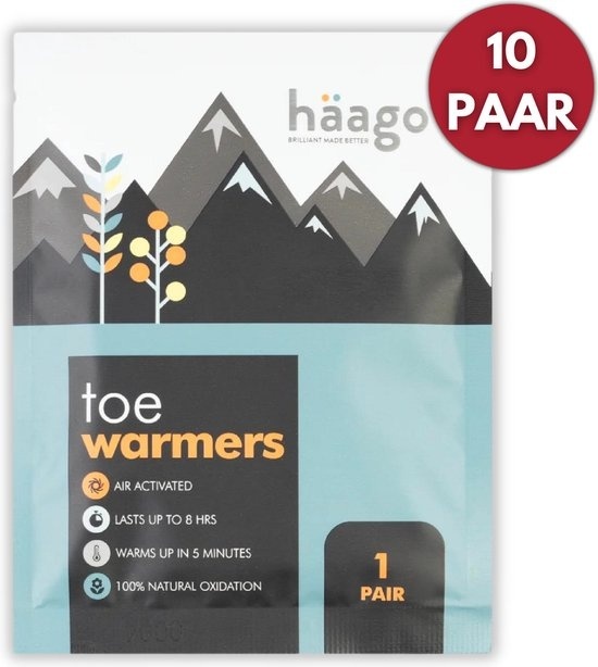 Häago Toewarmers - 10 paires - Advantage pack