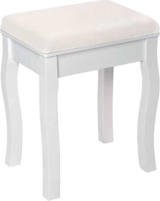 Tectake - tabouret de maquillage tabouret de maquillage avec siège rembourré - 402073