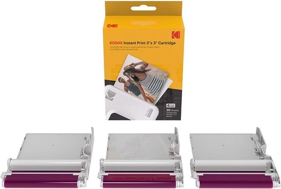 Cartouche Kodak Instant print 3x3 pour 30 photos