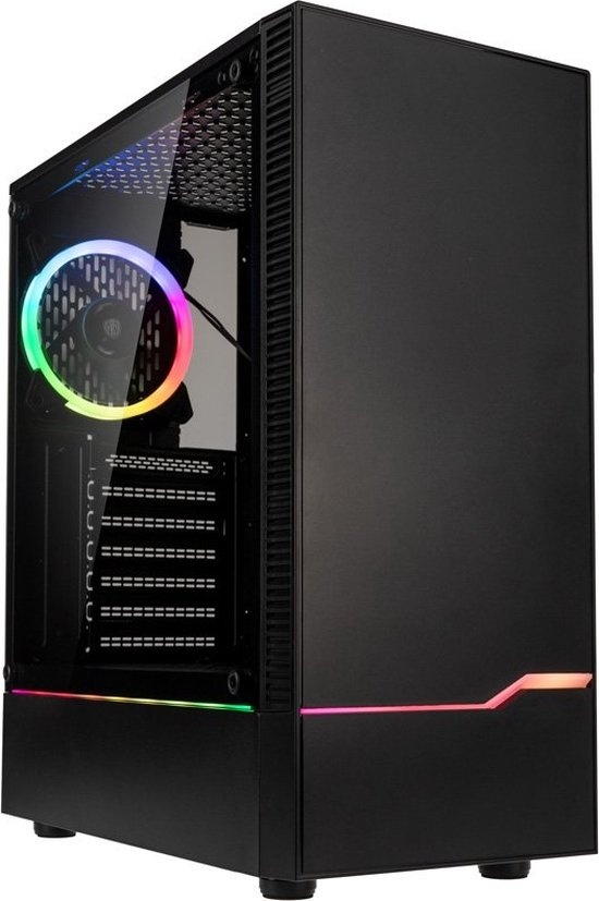 Kolink INSPIRE K9 Boîtier Midi-tour Gaming, Boîtier Noir