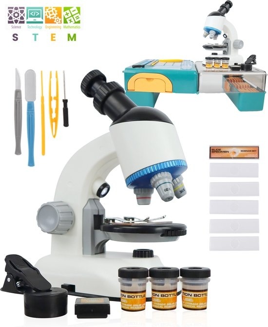 Microscope ODESSEY avec boîte à outils - Grossissement 1200X - Modèle Julius