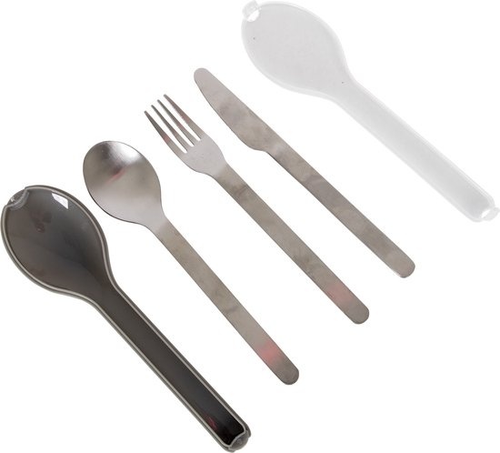 Set de couverts Bo-Camp 1 personne argenté - Set 3 pièces