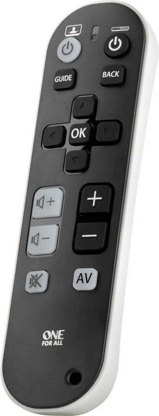 One For All URC 6810 Télécommande noire - universelle