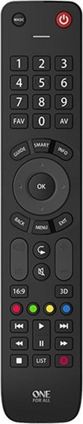 One For All Evolve TV URC7115 Télécommande universelle - Noir
