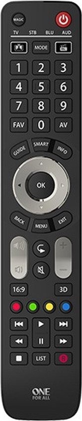 One For All Evolve 4 URC7145 Télécommande universelle - Noir