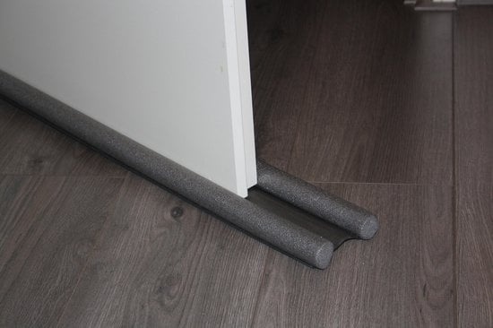 GS double coupe-courant d'air 95cm - Coupe-courant d'air pour porte - Gris