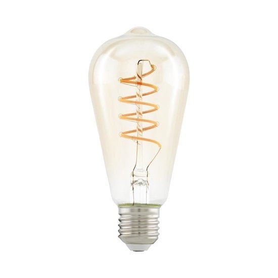 EGLO Lampe LED ambre - E27 - 14.2 cm - 4W - 2200K
