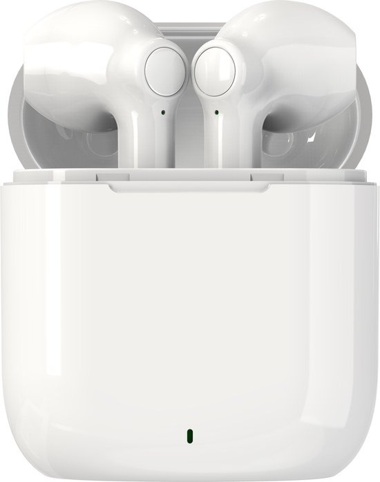 Denver TWE-39 - Ecouteurs - Sans fil - Ecouteurs sans fil - Bluetooth - avec étui de chargement - mains libres - sport - casque - intra-auriculaire - blanc