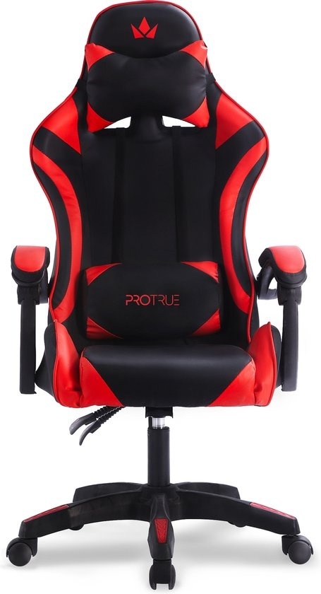 Chaise de jeu - Chaise de jeu de course - Chaise de bureau ergonomique - Chaise de jeu avec fonction d'inclinaison