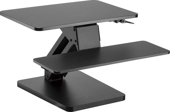 Maclean MC882 base pour clavier et moniteur/ordinateur portable avec réglage en hauteur noir (MC-882)