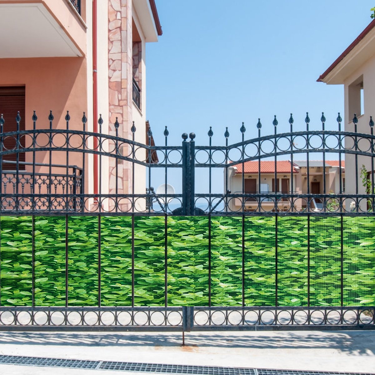 Coast Privacy Screen Fence Blend PVC Fence Cover with 20 mounting clips Cover Privacy Screen 35 M x 19 cm Boxwood