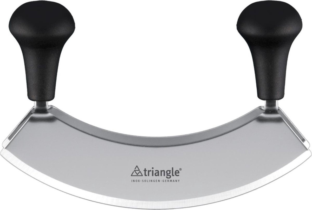 Couteau à berceau Triangle - Double - 23 cm - Noir