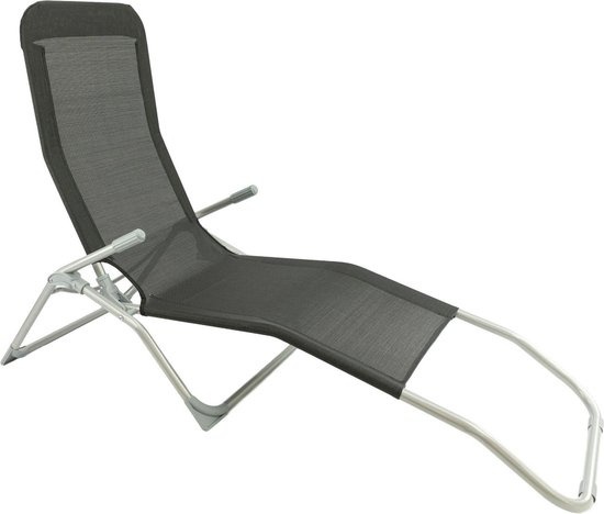 Fauteuil de jardin MaxxGarden noir basic 1850 x 850 x 250 mm